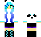 blue panda love