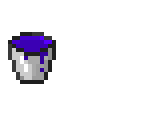 bucket of purple slush