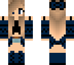 cute blue girl