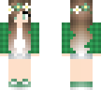 cute green girl