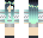 cute winter girl skin