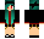 cyan-haired ninja girl
