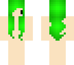 green hair chibi girl
