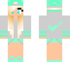 mint nike girl