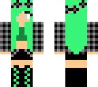 minty goth girl
