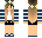 navy flower girl