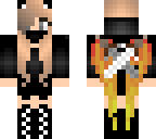 ninja fire demon girl