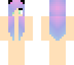 pastel hair cat girl base
