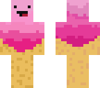 pink ice cream