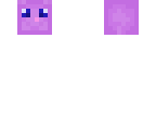 purple magical flying cube cat
