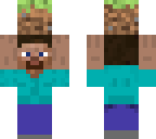 steve holding dirt