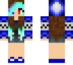 winter scene girl