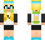 yellow and cyan inkling