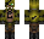 an yellow foxy with another collor eyes
