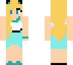 blue cat girl