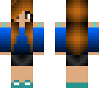 blue girl