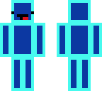 blue person
