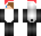 boy panda christmas skin