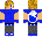 casual blue wolf guy