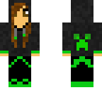 creeper girl with swim suit