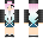 cute pastel hair girl