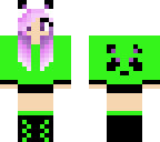 green panda