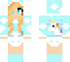 kawaii blue baby girl