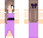 long purle dress