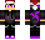 my friends skin with a christmas hat