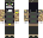 ocelot with military armor