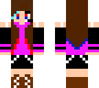 Pink gamer girl | Minecraft Skin