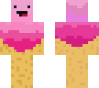 pink ice cream