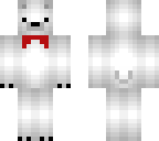 polar bear with bowtie