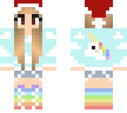 rainbow chrismas girl