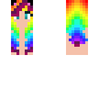 rainbow kitty hair