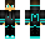 blue and black