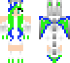 blue and green dragon
