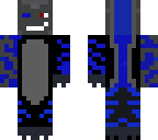 blue cyborg animal