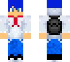 blue haired guy