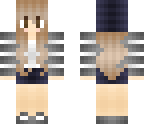 brown haired skin