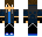 chico de azul