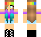 colorful girl