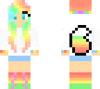 cute rianbow girl cat