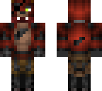 foxy with neon yellow eyes