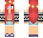 girl with flower crown and sweater
