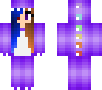 purple dino skin with a red eye