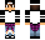 purple hipster boy