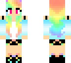 rainbow hair edit