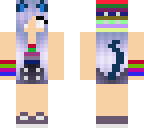 rainbow kitty girl