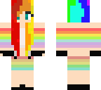 rainbow rain girl